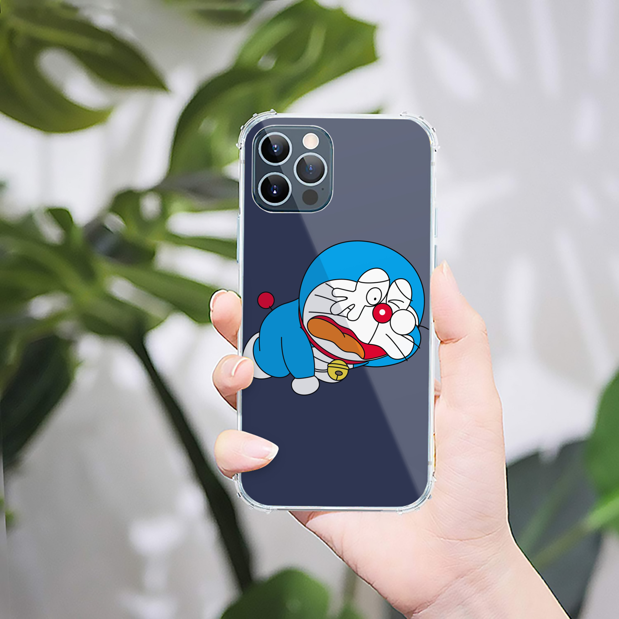 （画像用） ドラえもん Doraemon 【iPhone 12シリーズ対応】透明スマホケース（クリアソフトケース）